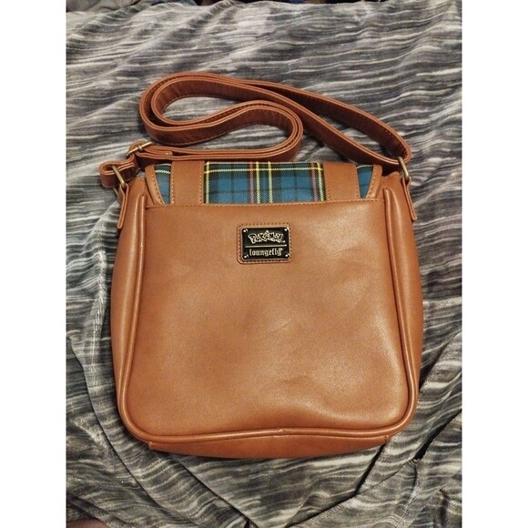 Loungefly Pokemon Pikachu Plaid Crossbody Purse Bag - Picture 2 of 4